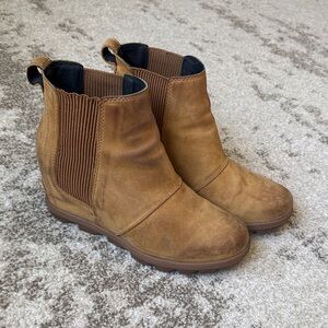 Sorel Brown Ankle Boots